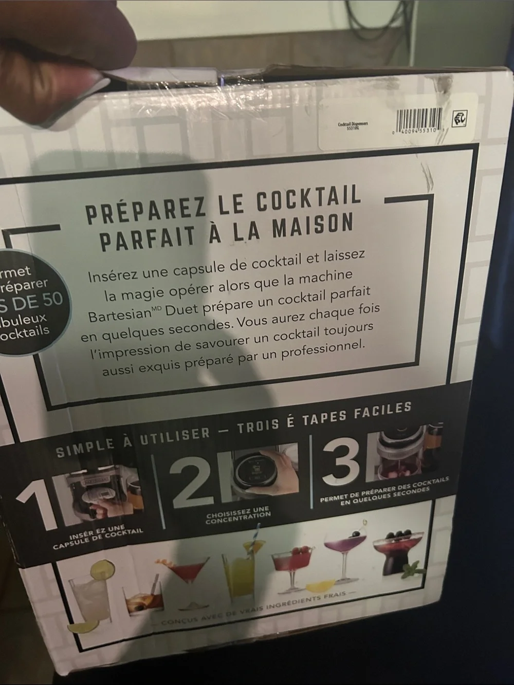 Bartesian Duet 2-Bottle Cocktail Maker - Black
